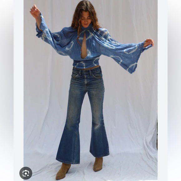 Jen’s Pirate Booty Techno Top blue tie dye - Picture 6 of 8